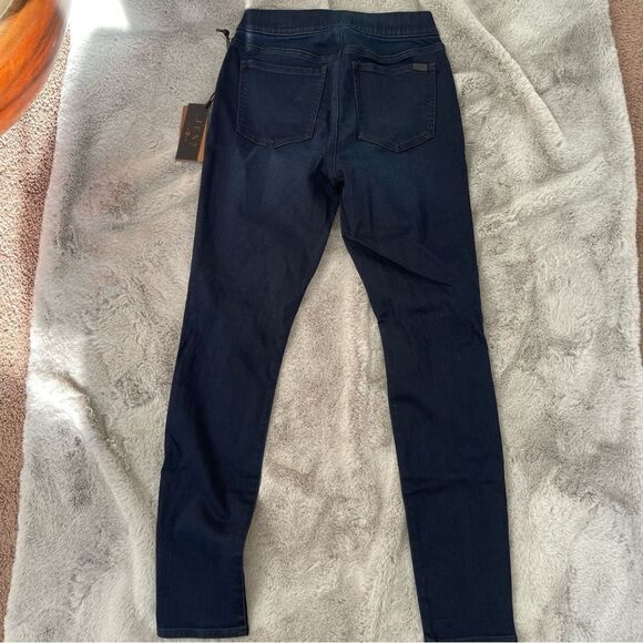 ✨ NWT Jen7 for All Mankind Pull-On Skinny Jeans Dark Wash Sz 4 - Picture 7 of 16
